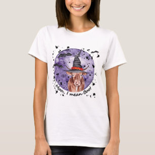Halloween Cow Moo I Gemein Boo Funny T-Shirt