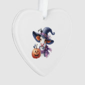 Halloween Cow with Fall Ornament (Vorderseite)