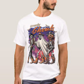 Halloween Cowboy Howdy Ghouls Familie T-Shirt (Vorderseite)