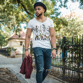 HALLOWEEN COWBOY SKELETONS TANZEN | WILD WEST T-Shirt