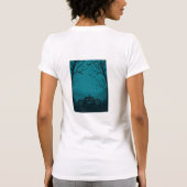 Halloween cowgirl shirt Spooky Halloween Night wit (Rückseite)