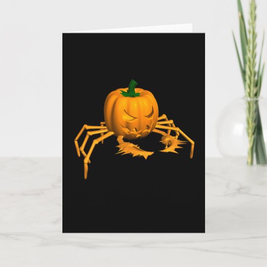 Halloween Crab Karte (Vorderseite)