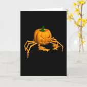 Halloween Crab Karte (Gelbe Blume)