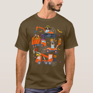 Halloween Crane Truck Bauknecht T-Shirt