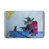 HALLOWEEN CRASHED WITCH BADEMATTE (Vorderseite)
