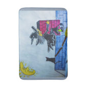 HALLOWEEN CRASHED WITCH BADEMATTE (Vorderseite Vertikal)