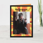 Halloween Craziness Karte (Vorderseite)