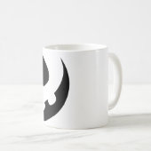 Halloween Crazy Ghost Face Kaffeetasse (VorderseiteRechts)