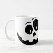 Halloween Crazy Ghost Face Kaffeetasse (Links)
