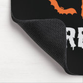 Halloween Creep It Real Funny Bat Birthday Mousepad (Ecke)