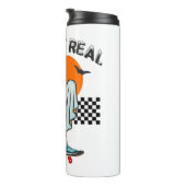 Halloween Creep It Real Funny Ghost Halloween Thermosbecher (Nach rechts gedreht)