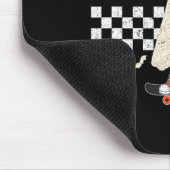 Halloween Creep It Real Ghost Boy Fall Saisonskatz Mousepad (Ecke)