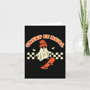 Halloween Creep It Real Ghost Skater Kostüme Männe Karte