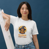 Halloween Creep It Real Pumpkin & Hexen Womens T-Shirt