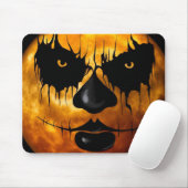 Halloween Creepace Mousepad (Mit Mouse)