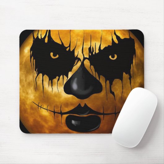 Halloween Creepace Mousepad (Mit Mouse)