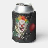 Halloween Creepy Clown Beängstigend Circus Mit Mon Dosenkühler (Kanne Rückseite)