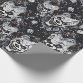 Halloween Creepy Clown Spooky Season Geschenkpapier (Ecke)