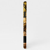 Halloween Creepy Fly Abstrakte Kunst iPhone Hülle (Rechte Seite)