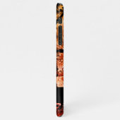 Halloween Creepy Fly Abstrakte Kunst iPhone Hülle (Linke Seite)