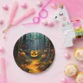 Halloween Creepy Kürbislaterne Pumpkins Pappteller (Party)