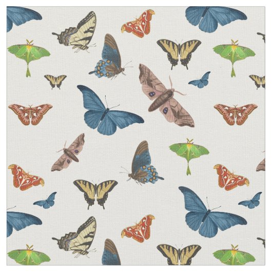 halloween creepy moth print stoff (Nahaufnahme)