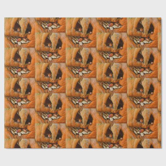 Halloween Creepy Pumpkin Bugs Geschenkpapier (Flach)