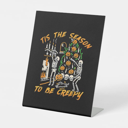 Halloween Creepy Season The Season To Be Creepy Sockelschild (Vorderseite)