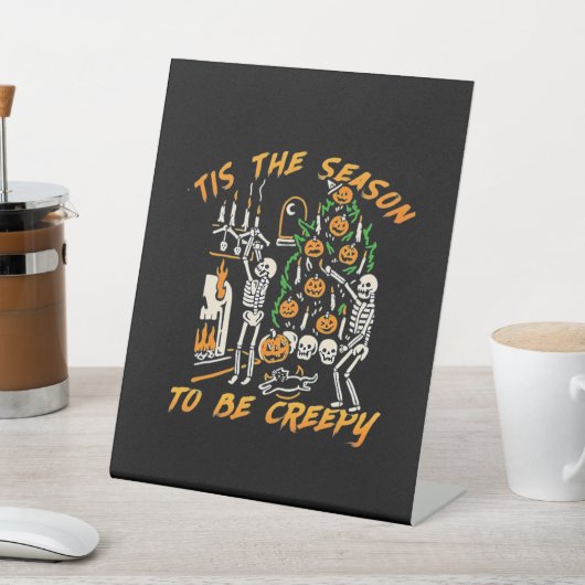 Halloween Creepy Season The Season To Be Creepy Sockelschild (In SItu)