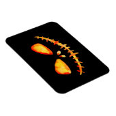 Halloween Creepy Smile Jack O' Lantern Magnet (Rechte Seite)