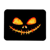 Halloween Creepy Smile Jack O' Lantern Magnet (Horizontal)