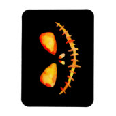 Halloween Creepy Smile Jack O' Lantern Magnet (Vertikal)
