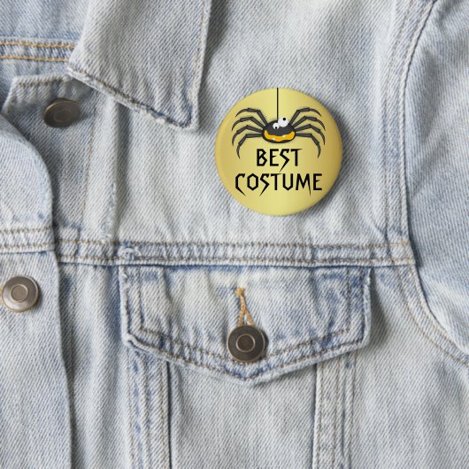Halloween Creepy Spider Best Costume Award Button (Beispiel)