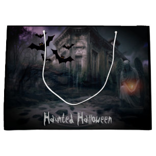 Halloween Creepy Spuk Mansion Große Geschenktüte
