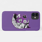 Halloween Crescent Moon Witwe Skull Case-Mate iPhone Hülle (Rückseite (Horizontal))