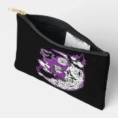 Halloween Crescent Moon Witwe Skull Zubehörtasche (Offen)