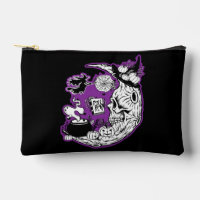 Halloween Crescent Moon Witwe Skull