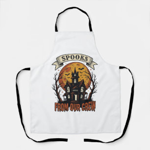Halloween-Crew-Shirt Vintage-Design eines verlasse Schürze
