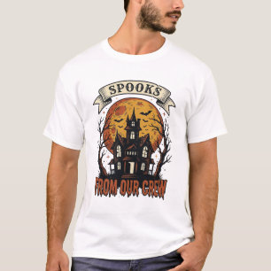 Halloween-Crew-Shirt Vintage-Design eines verlasse T-Shirt