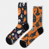 Halloween-Crew Socken (Linkes Detail)