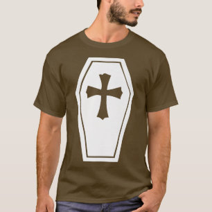 Halloween Cross Coffin Vampire Trendy Ästhetik 34 T-Shirt