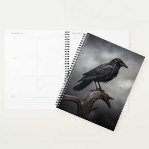 Halloween Crow Calendar Planer