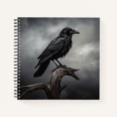 Halloween Crow Notizblock (Vorderseite)