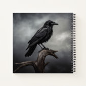 Halloween Crow Notizblock (Rückseite)