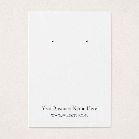 Halloween Crow Raven Earring Display Card (Vorderseite)