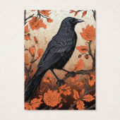 Halloween Crow Raven Earring Display Card (Rückseite)