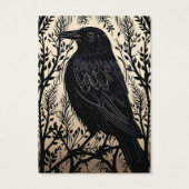 Halloween Crow Raven Earring Display Card (Rückseite)