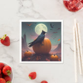 Halloween Crow Serviette (Beispiel)