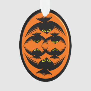 Halloween Crows Acrylic Ornament