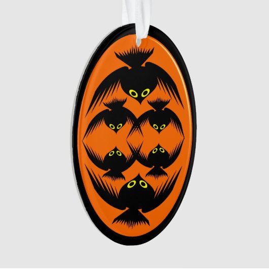 Halloween Crows Acrylic Ornament (Vorderseite)